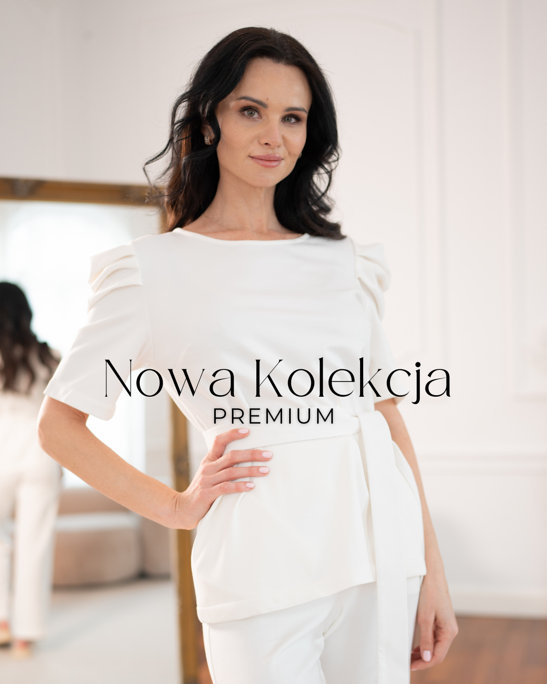 Bluzka medyczna premium z modalu, z bufkami i wiązaniem, elegancka i wygodna, idealna dla profesjonalistów w branży medycznej i kosmetycznej.